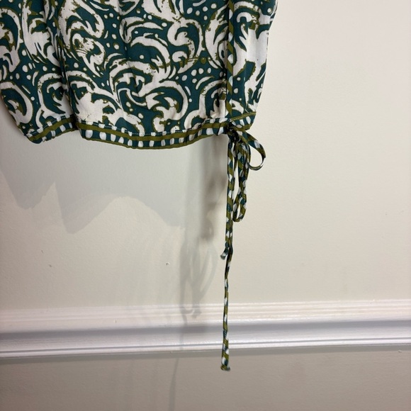 Anthropologie Tiny Jasmine Printed Tank Green Motif XS - Picture 10 of 12